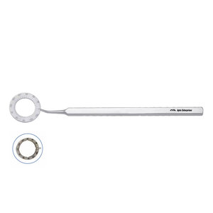 Instrument de mesure chirurgical à 4 encoches de précision pour un alignement précis, jauge de degré Henderson biseautée manuelle 16 mm - Product Image 1