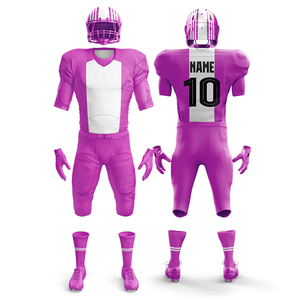 Uniforme de football américain pour équipes scolaires et jeunes avec logos, conception gratuite, ensembles maillot et pantalon pour hommes - Product Image 5