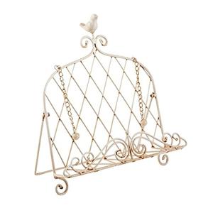 <b>New</b> Design Decorative Recipe <b>Cookbook</b> Stand Brass Plated Wrought Iron Paper Weighted Chain <b>Cookbook</b> Holder - Product Image 5