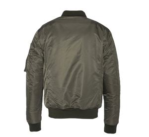 Venta caliente al por mayor sobre el tamaño de la cremallera estilo chaqueta de bombardero para los hombres Pakistán hizo excelente calidad Stand Collar chaquetas de Bombardero - Product Image 2