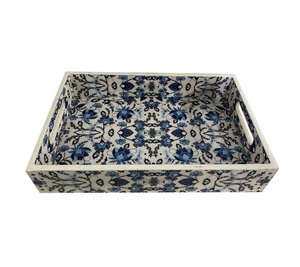 ถาดเสิร์ฟไม้ MDF พิมพ์ลายดอกไม้ ผลิตตามสั่ง คุณภาพสูง 100% ถาดเก็บอาหารเคลือบอีนาเมล ขายดีอันดับต้นๆ - Product Image 4