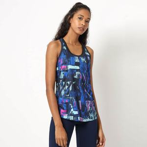 เสื้อกล้ามซับลิเมชั่น ผ้าโพลีเอสเตอร์/คอตตอน รับสั่งทำ เสื้อออกกำลังกาย เสื้อชายหาด แขนกุด ระบายอากาศ แห้งเร็ว สไตล์ฮิปฮอป - Product Image 1