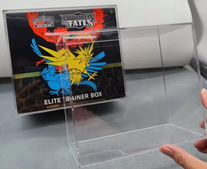 Factory Price 2025 Customized Color for Clear <b>Acrylic</b> Booster <b>Box</b> <b>Card</b> Protector Modern Design for Home Decor Safe Storage - Product Image 3