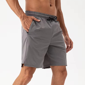 Pantalones cortos deportivos de corte regular con cordón ajustable, bolsillos, tela de algodón suave, ropa informal de calle, malla transpirable de verano, ropa deportiva para el gimnasio. - Product Image 3
