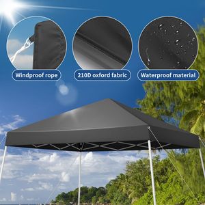 Gazebo Pieghevole Portatile 8x8ft, Tenda Pop-up Facile da Trasportare per Campeggio e Patio, Versatile e Ripiegabile - Product Image 6