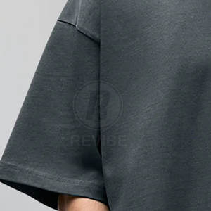 Camisetas de algodón de cuello redondo de alta calidad hechas a medida, etiqueta privada, camiseta holgada personalizada para hombre, venta en línea - Product Image 6