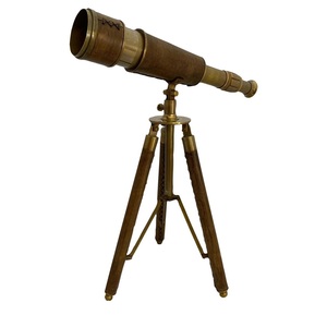 Ornement inspiré du télescope nautique pour les arrangements de décoration nautique, les vitrines marines et les intérieurs côtiers - Product Image 5