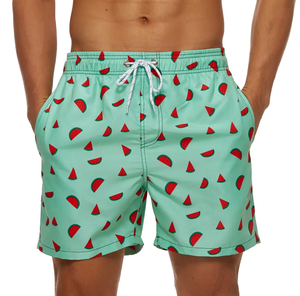 Shorts de Baño y Playa para Hombre, Estilo Urbano, 100% Poliéster, Secado Rápido, Transpirables, con Cierre de Cordón - Product Image 4