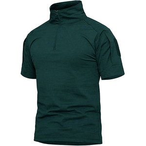 Camiseta Táctica de Camuflaje para Hombre, Suministro OEM, Manga Corta, Secado Rápido, Malla Transpirable, Ropa de Entrenamiento para Actividades al Aire Libre y Senderismo - Product Image 4