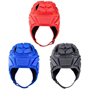 Protège-tête de sport en acier au carbone bleu bambou, léger, universel, couvrant entièrement le visage, pour arts martiaux et sécurité sportive - Product Image 5