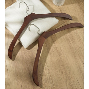 Cintre en bois antidérapant de haute qualité, personnalisé, à un seul niveau, pour costumes, robes, chemisiers, manteaux, salon - Product Image 2