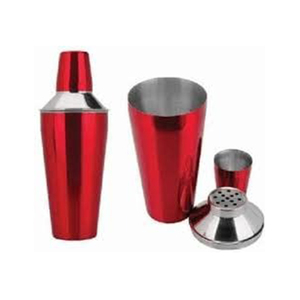 Coctelera Roja Metálica Vibrante con Acabado Brillante, un Accesorio de Barra Imprescindible para Fiestas, Diseñada para Preparar Bebidas Deliciosas - Product Image 5