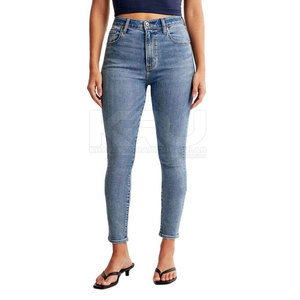 Pantalones Vaqueros Ajustados de Lona para Mujer, con Textura Suave, para un Estilo Urbano Invernal y una Apariencia Moderna - Product Image 4