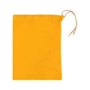 New Simple Design Cotton Yellow Solid Color With Custom Logo And Printing Wholesale Rate Cotton Drawstring <b>Bags</b> - Product Image 1