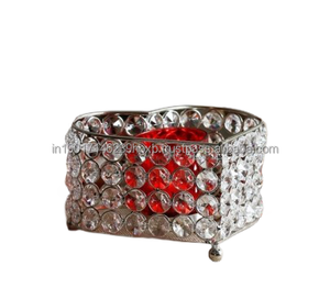 Dinnerware <b>Crystal</b> Design Candle Holder Silver Decor Other Shiny Candle <b>Stand</b> Indoor And Outdoor Candle Votive - Product Image 3