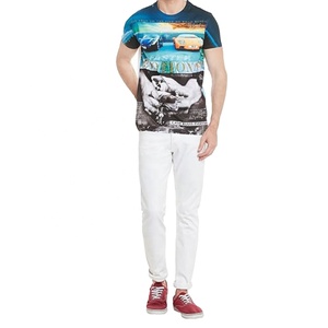 T-shirt en jersey imprimé pour homme de qualité supérieure, commande en gros OEM - Product Image 5