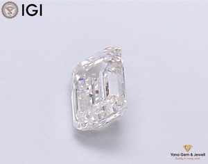 Diamante Cultivado en Laboratorio CVD de 1.00 Quilates, Corte Esmeralda, Certificado IGI, Color F, Claridad VVS1, para Anillo de Compromiso Eterno - Product Image 6