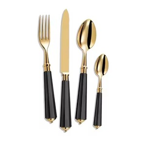 Luxury Tableware Spoon <b>Fork</b> Knife Stainless Steel Dining Cutlery Set for Restaurant Hotel Kitchen - Product Image 6