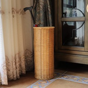 Porta Paraguas de Lujo Hecho a Mano, Cesta de Ratán Ecológica, Práctica y Multiusos para Decoración de Hotel, Restaurante y Hogar, Estilo Vintage - Product Image 3