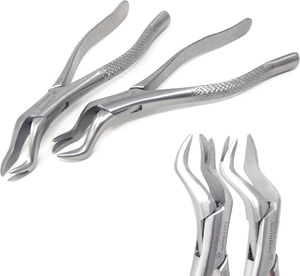 Pince à extraire les dents pour adultes, manuelle, en acier inoxydable, instruments dentaires pour usage professionnel, extraction efficace - Product Image 1