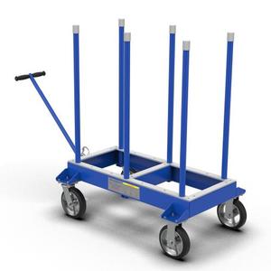 Utility design for storing and transporting slabs or glass sheets Ausavina Slab <b>Rack</b> Dolly - Product Image 1