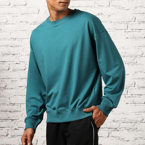 High Quality <b>Men</b> Oversized Sweatshirt Relaxed Fit Cotton Fleece Winter <b>Pullover</b> OEM <b>Men</b> Oversized Sweatshirt For Online Sale - Product Image 1