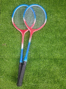 Raqueta de Bádminton de Madera Unisex Personalizable en Todos los Tamaños y Colores, con Empuñadura Suave Antideslizante, Red Resistente y Logotipo Personalizado - Product Image 5