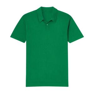 Camiseta Polo de Verano para Hombre, Transpirable, 100% Algodón, Color Verde, Manga Corta, Estilo Casual, Cuello Alto - Product Image 3
