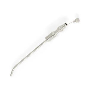 Tube d'aspiration Debakey Adson de haute qualité en acier chirurgical de 2 mm, 6 pouces, avec embout angulaire de 4,25 pouces, manuel, certifié CE - Product Image 5