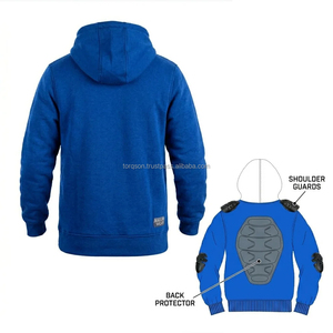 Sweat-shirt de motard élégant et blindé, conçu avec des inserts de protection en matériau renforcé, coupe confortable et caractéristiques pratiques. - Product Image 2