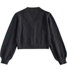 Túnica sencilla de cuello redondo, suéter transpirable, camisa informal para mujer, top tipo jersey con bajo extendido, ideal para leggings - Product Image 2