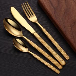 Ensemble de couverts en acier inoxydable écologiques et durables haut de gamme pour les banquets et les dîners, au prix de gros - Product Image 4