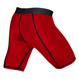 Custom Logo <b>Compression</b> <b>Shorts</b> OEM Nylon Polyester Fabric Breathable Stretch Gym Wear Manufacturer Supplier - Product Image 5