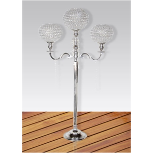 Elegant Gift Item Crystal 5 Arm Candle Stand Decorative <b>Candelabra</b> for Festive and Wedding Gifting - Product Image 5