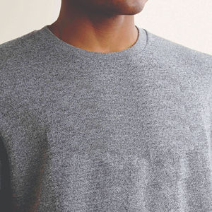 เสื้อยืดโอเวอร์ไซส์ทรงหลวมคุณภาพสูง พิมพ์ลายโลโก้ตามสั่ง ผ้าหนา ซักย้อมสไตล์วินเทจ เหมาะสำหรับออกกำลังกาย ฟิตเนส สำหรับผู้ชาย - Product Image 2