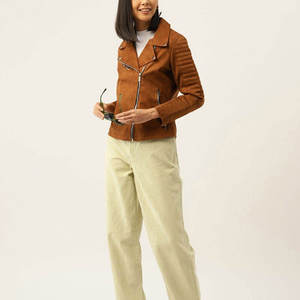 Vestes en cuir pour femmes à prix avantageux, nouvelle collection, veste en cuir personnalisée pour femmes en gros - Product Image 5