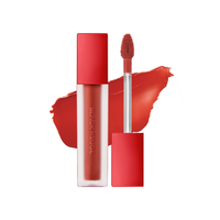 Lip Gloss Matte Tahan Lama Pigmentasi Tinggi Warna Merah Lembut A03 Air Fit Velvet Tint dari Merek Black Rouge Korea Grosir