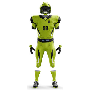 ชุดยูนิฟอร์มอเมริกันฟุตบอลแบบสปอร์ตแวร์ ดีไซน์ใหม่ ระบายอากาศได้ดี ผลิตจากผ้าโพลีเอสเตอร์ตาข่าย สวมใส่สบาย มีขนาดให้เลือกตามความต้องการอย่างมืออาชีพ - Product Image 1