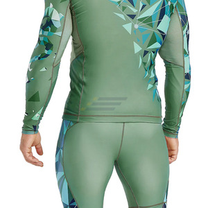 Vêtements de compression de haute qualité pour hommes, respirants, antidérapants, ensembles de rashguards pour MMA, BJJ et sports de fitness - Product Image 4