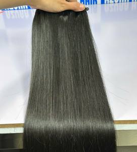 Oferta Especial: Cabello Humano Vietnamita Remy 100% Virgen, Liso Natural Negro, Color Negro, 30$/kilo, Sin Enredos, Sin Caída - Product Image 6