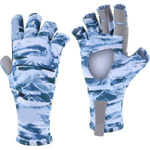 ถุงมือตกปลาแบบขายส่งพร้อมโลโก้สั่งทำ OEM จัดส่งรวดเร็ว ถุงมือตกปลาแบบไม่มีนิ้วป้องกันแสงแดดสำหรับใช้ในฤดูร้อน - Product Image 1