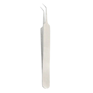 Pinzas de Precisión para Pestañas de Acero Inoxidable con Punta Suave, Herramienta de Maquillaje Cosmético - Product Image 2