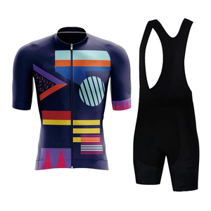 Hot Sale Breathable Custom Made Cycling Uniform for Men 100% Polyester Quick Dry Cycling Suit Jersey <b>Set</b>-Wholesale Price - Product Image 1