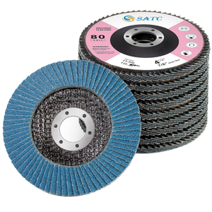 Disque à lamelles abrasif en zircone pour meuleuse d'angle, idéal pour le meulage et le polissage de métaux – Fournisseur direct usine - Product Image 1