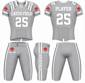 Uniforme de Fútbol Americano Unisex de Alta Calidad con Logotipo Personalizado en Color Claro, Servicio OEM/ODM, Venta al Por Mayor - Product Image 1