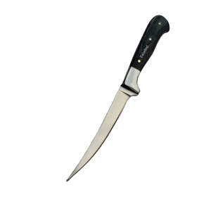 Couteau de chef à filet personnalisé et fait à la main avec manche en bois de Pakka Lame en acier J2 avec gaine en cuir Couteau à désosser pour filet de pêche - Product Image 2