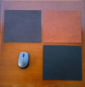 Alfombrilla de Ratón Hecha a Mano de Cuero Genuino con Base Antideslizante de Gamuza, Alfombrilla de Escritorio Personalizada para Computadora - Product Image 2