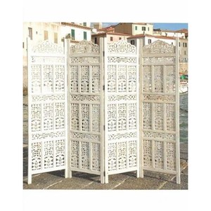 Walnut Sheesham Wood Lattice Screen Panel-Handcrafted Traditional Design Room Divider by Aqudus Saleem Wholesale - Product Image 4