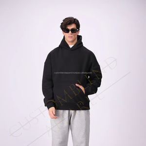 High Quality Wholesale 100% Cotton Fleece Embroidered <b>Oversized</b> <b>Hoodies</b> <b>for</b> <b>Men</b> Custom Printed Pullover Autumn - Product Image 1