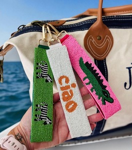 Porte-clés personnalisé en perles, design moderne, broderie artisanale, écologique, de haute qualité - Product Image 6
